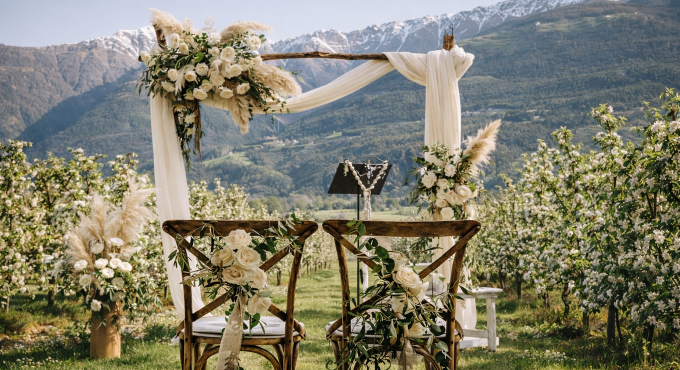 Exklusive Hochzeit im Vinschgau mit Stil & Boho-Flair
