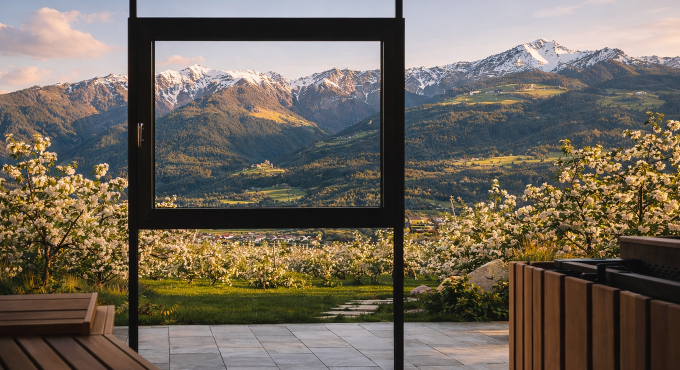 Spa e Wellness in Alto Adige con vista sulle montagne